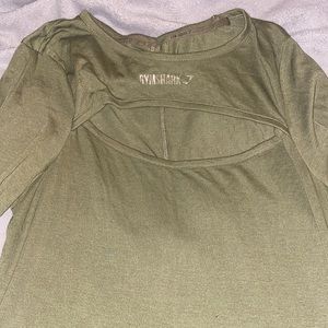 Gymshark shirt with thumb holes and elbow vents